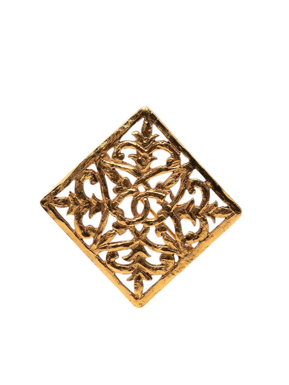 Chanel Cc Logo Brooch Metal #288001C76B